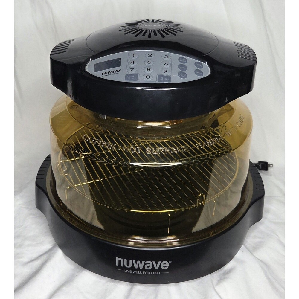 NuWave Pro Plus 20601 Infrared Convection Oven Black Amber Dome New Open Box